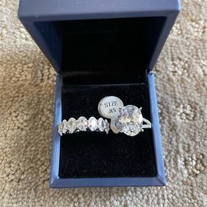 Cubic Zirconia ring set